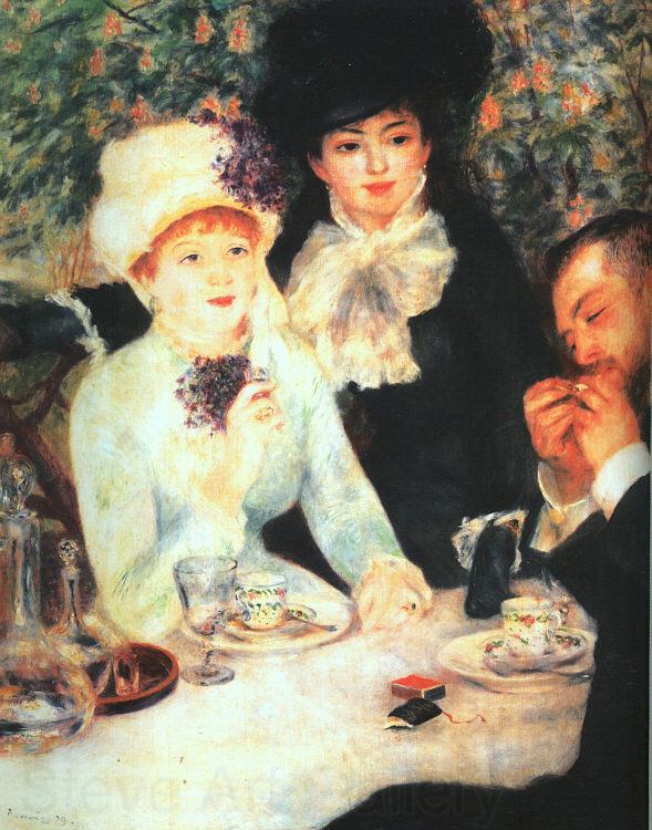 Pierre Renoir The End of the Luncheon Norge oil painting art